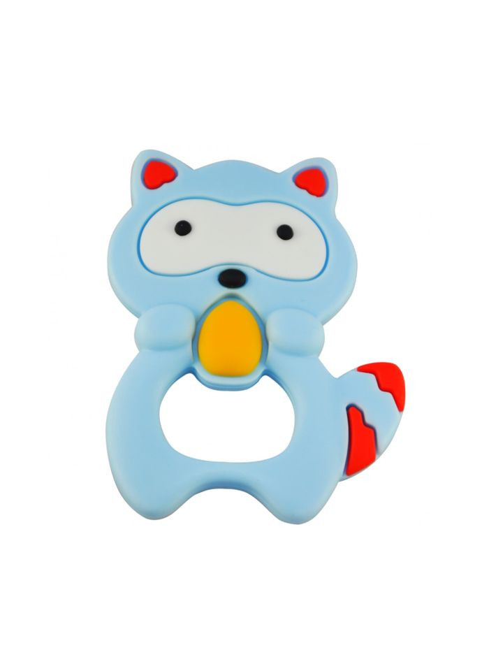 Прорезыватель силиконовый Енот для детей от 3 месяцев для облегчения боли в деснах игрушка для прорезывания зубов Megazayka (368758513)