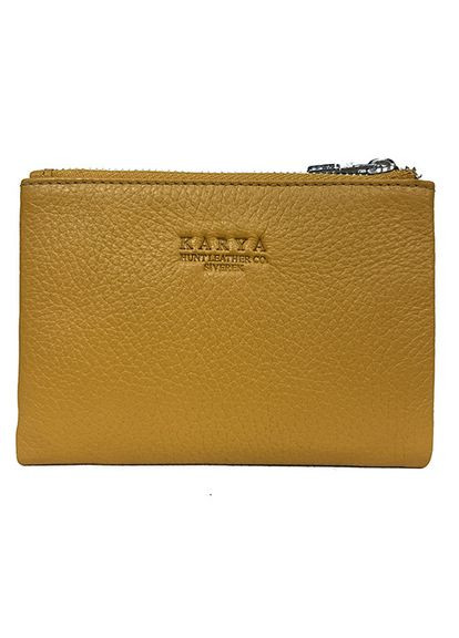 Гаманець жіночий шкіряний жовтий 1205-56 Karya (336377958)
