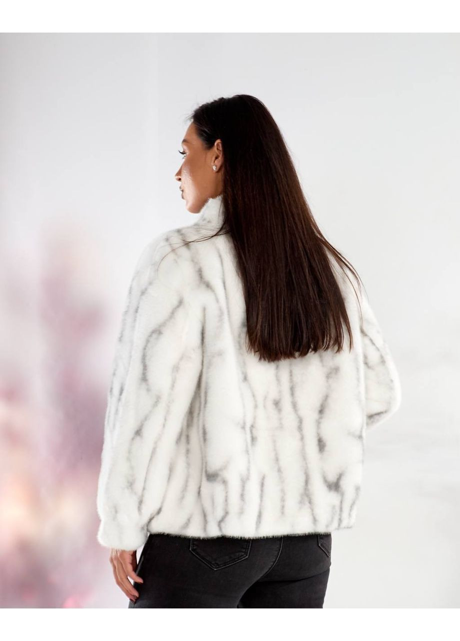 Женская короткая шуба полушубок искусственный мех No Brand (367185177)