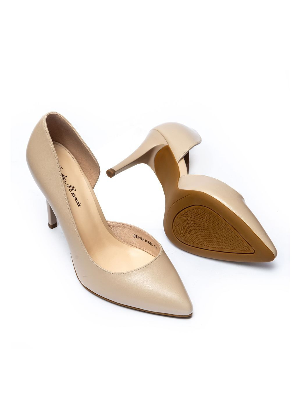 Lady Marcia Туфли 00715 Бежевые бежевый з натуральная кожа, — (371955976)