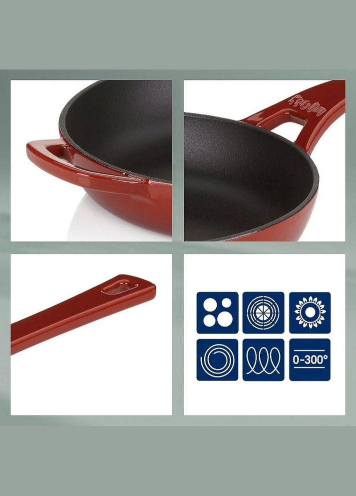 Сковорода Calido, 28 см, червона 11963 Kela (316516000)