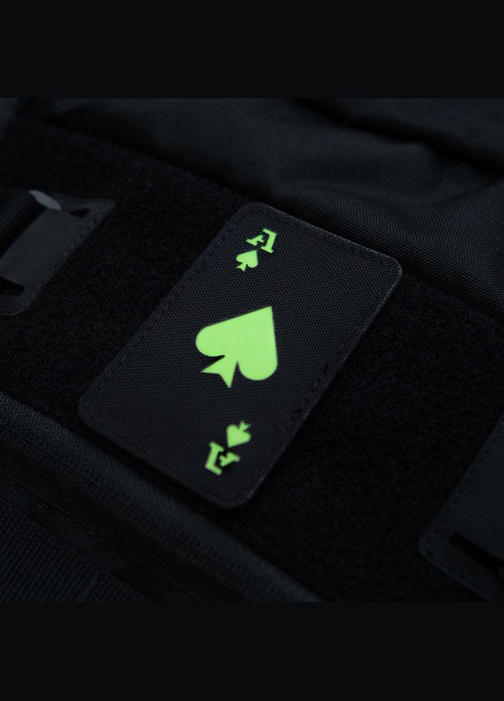 Нашивка Ace of Spades Laser Cut Black/GID M-TAC (315047349)
