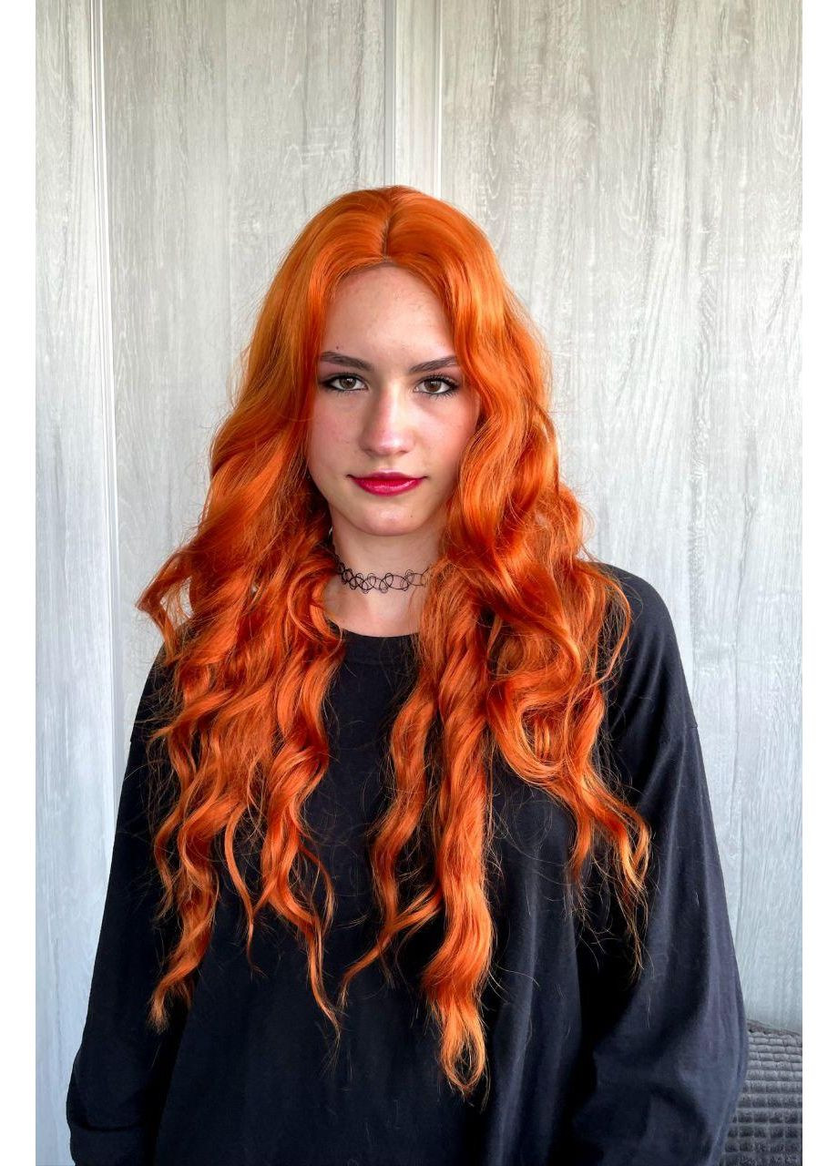 Перука на сітці довга хвиляста термоперука руда (SETI-2292-18) No Brand (362136525)