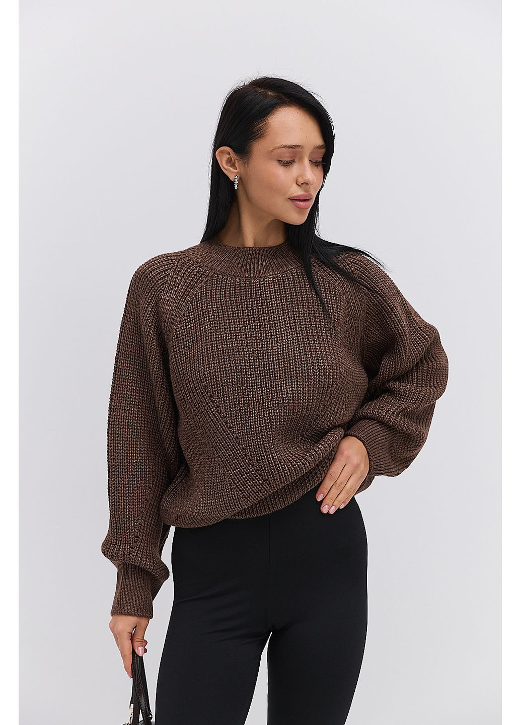 Вязаная женская кофта с рукавами-регланами Arjen (368023480)