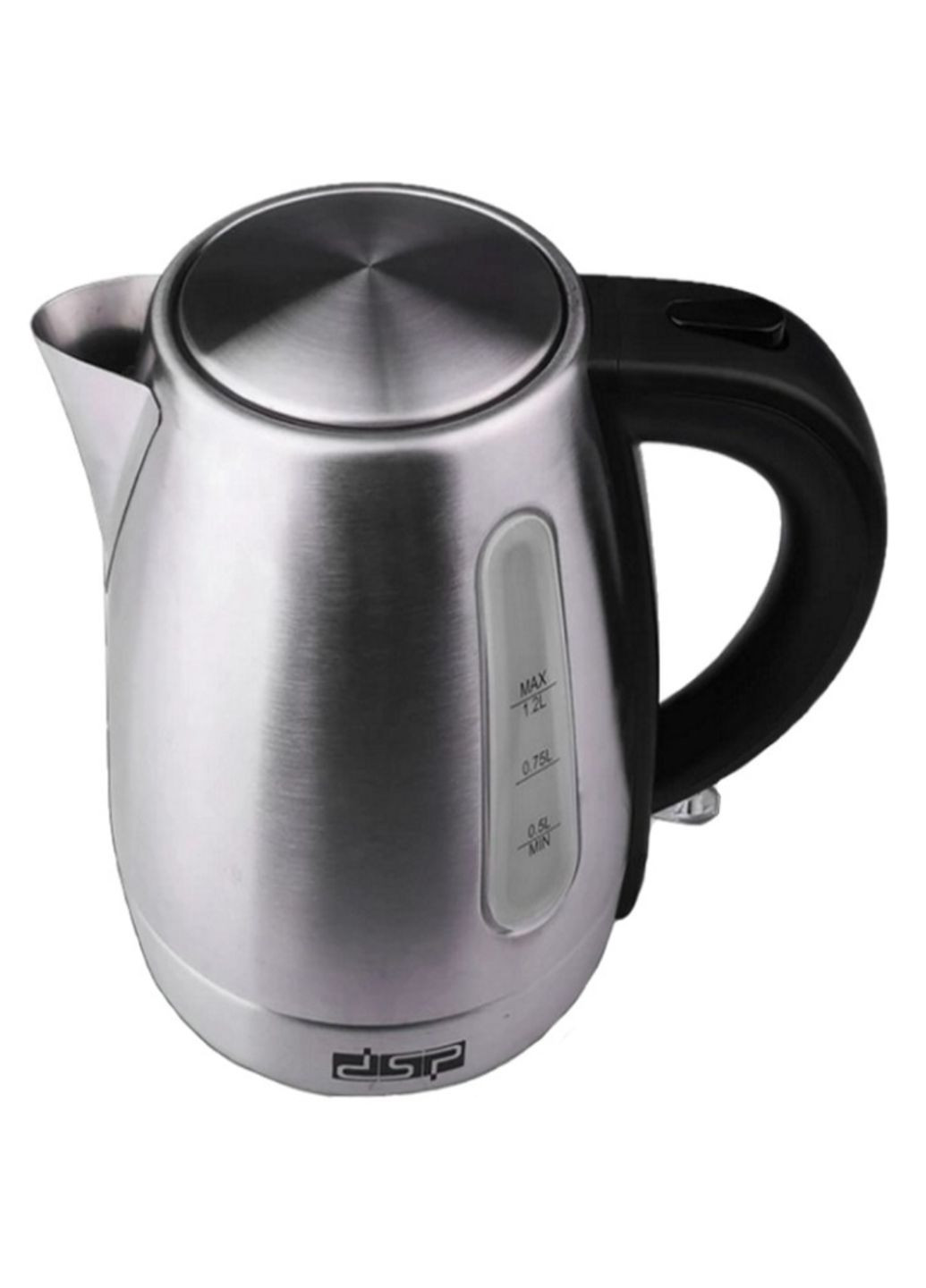 Чайник електричний KK1124 із нержавіючої сталі на 1.2л дисковий DSP (317949517)