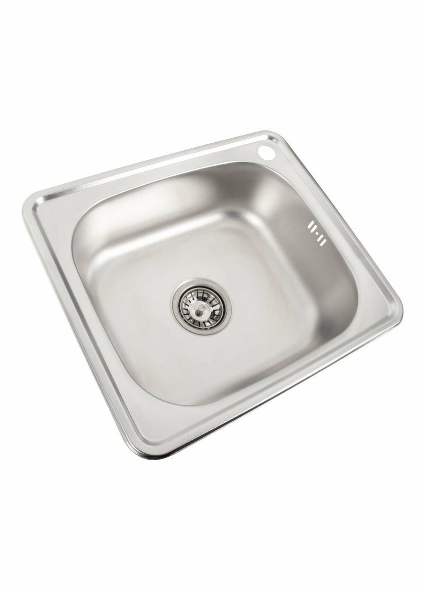 Кухонна мийка з нержавіючої сталі 4842 ДЕКОР (0,6/160 мм) Valeso (342069738)