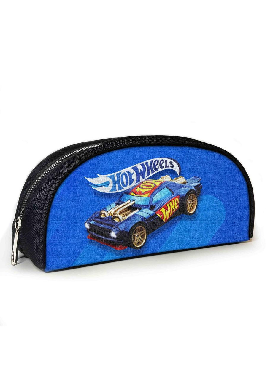 Пенал шкільний з принтом Hot Wheels 23х10х8 см дитячий для хлопчика (3959) No Brand (364828284)