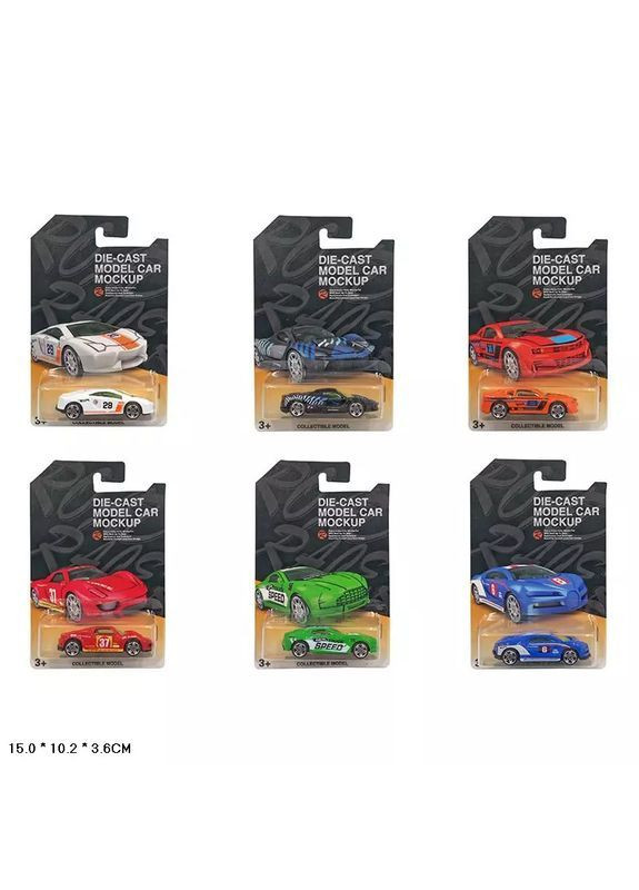 Металева гоночна модель автомобіля, у асортименті - No Brand HC8854A (371927848)