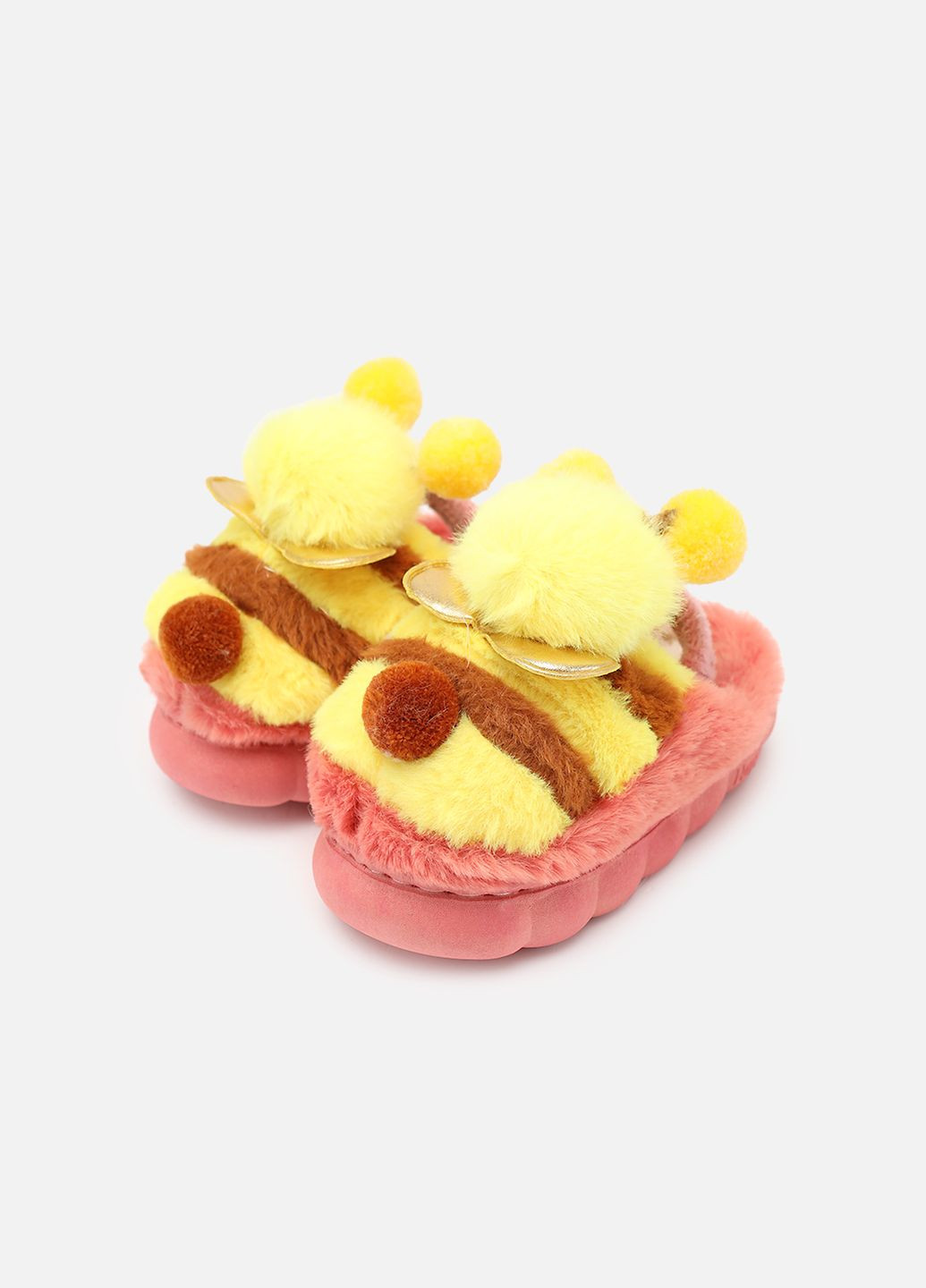 Светло-розовые тапочки домашние для девочки цвет пудровый cb-00276367 Yuki