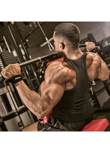 Оригінал! Ремінці для тяги S4 Gym Cotton Gel Straps Black Plus RDX (397590216)