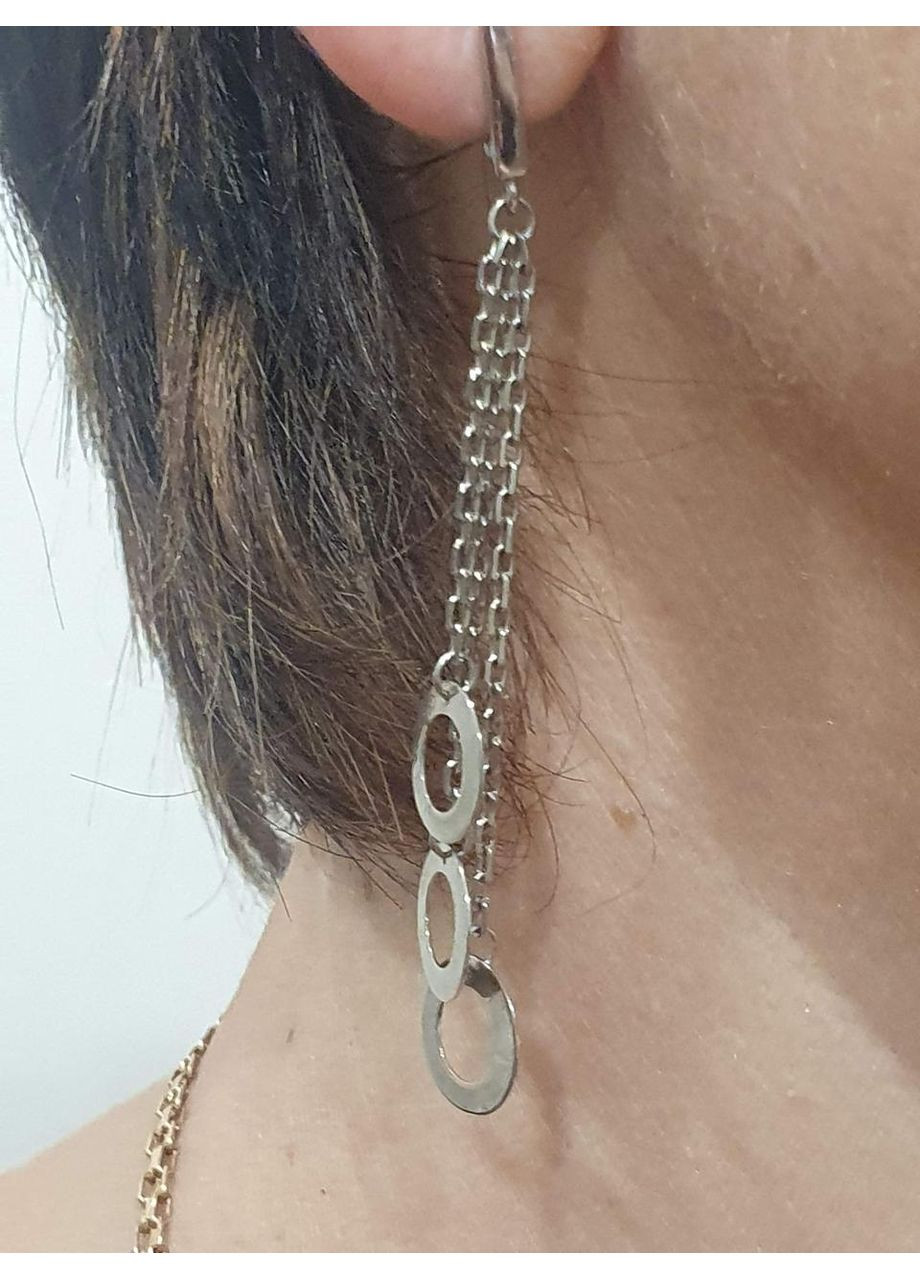 Срібні сережки. СБ141С Імперія золота (363840665)