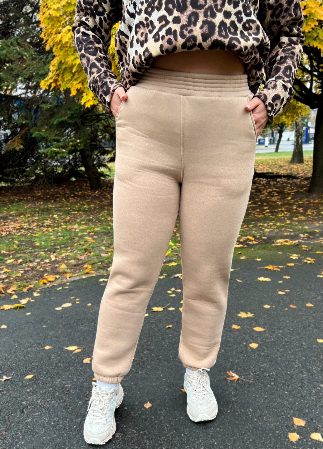 Брюки женские на резинке трехнитка Жемчужина стилей 1538 (311506133)