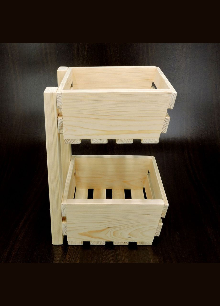 Лоток для овочів і фруктів з дерева Цукіні бланже (ЯХО-000801) No Brand (327866517)