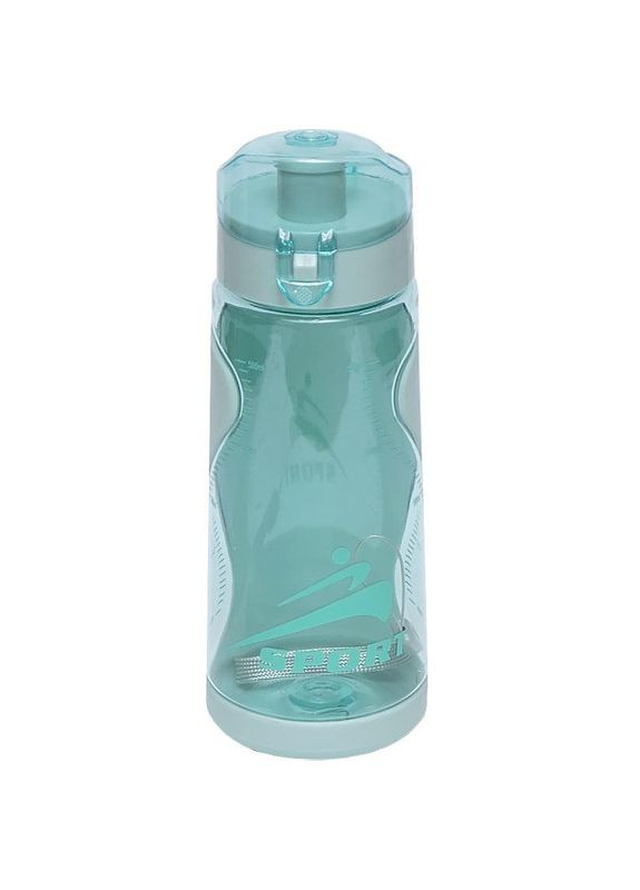 Пляшка для води "Циліндр" 6907(Turquoise) бірюзовий 0,5 л Bambi (362589500)