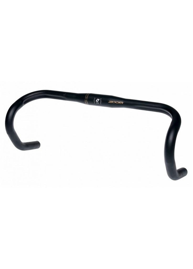 Руль шоссейный DR-AL-48BE "баран" 25,4/440 мм, черный Zoom (369650962)