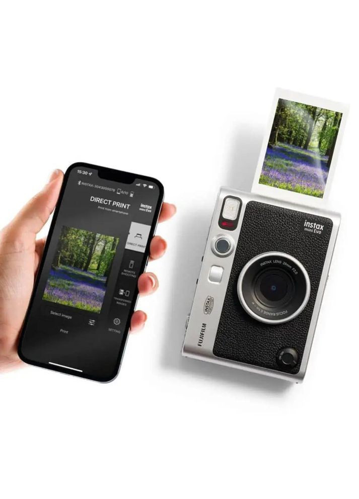 Подарочный набор камера Instax Mini EVO/Фотобумага 100 шт/Чехол/Фотоальбом 108 фото Черный Fujifilm (371121572)