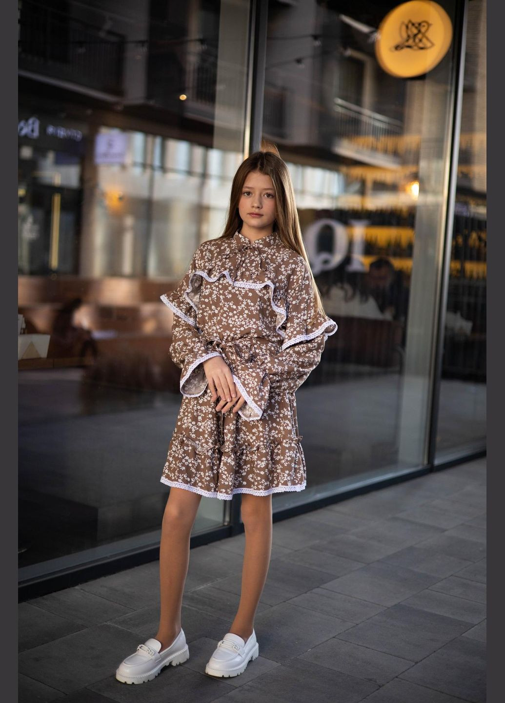 Коричнева сукня підліткова IRmAS (324621050)