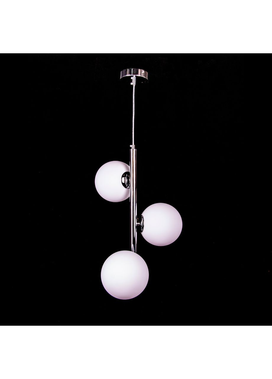 Подвес на 3 лампочки с белым плафоном 2780/3P/CH/Chomre No Brand (352229427)