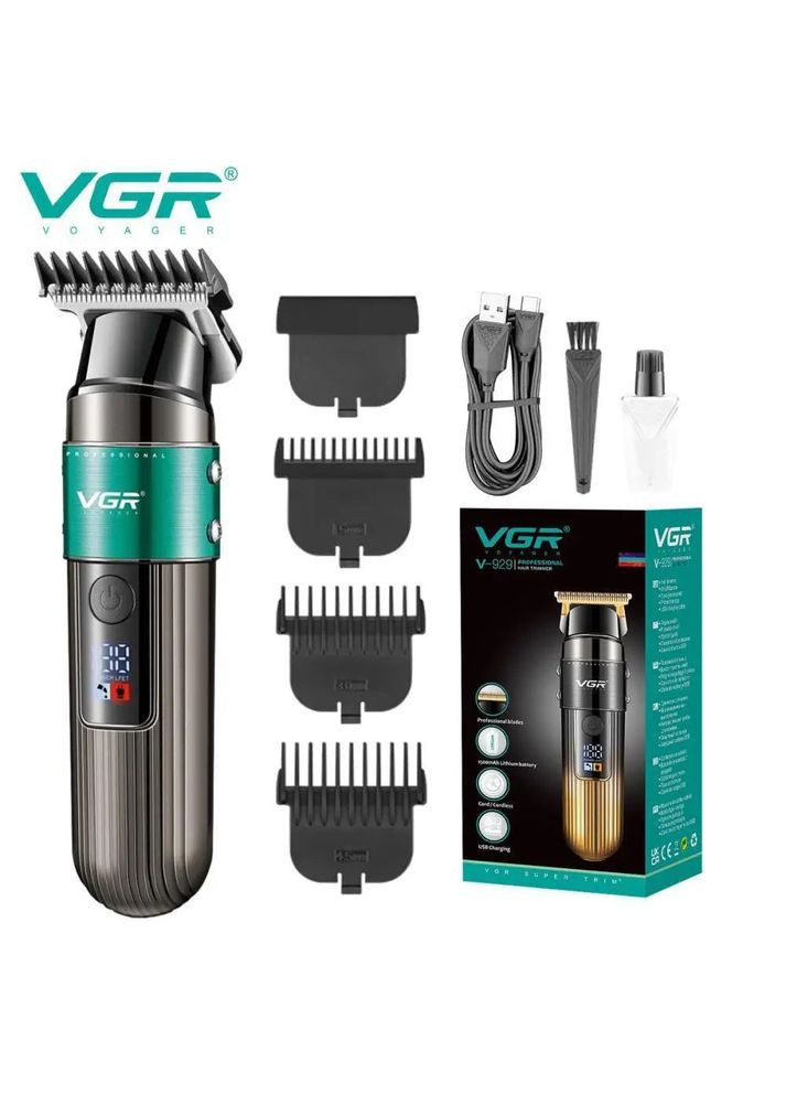 Машинка для стрижки волос V-929 аккумуляторная, Машинка для стрижки волос домашняя VGR (361667357)