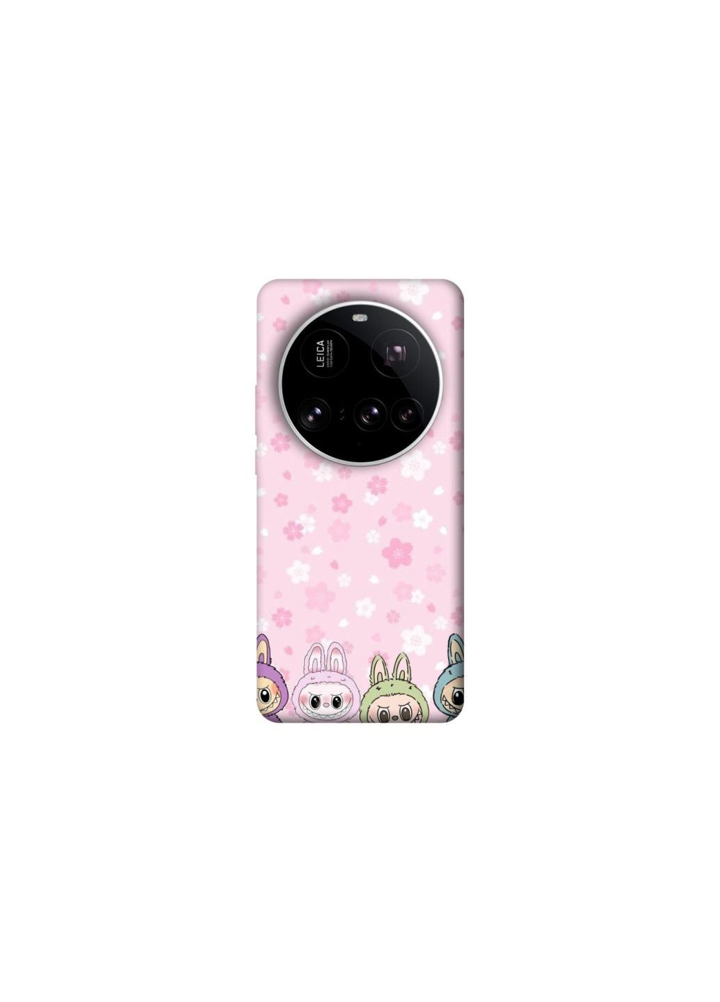 Чехол на Xiaomi 15 Ultra LABUBU THE MONSTERS Pink Frontalka (353365996)