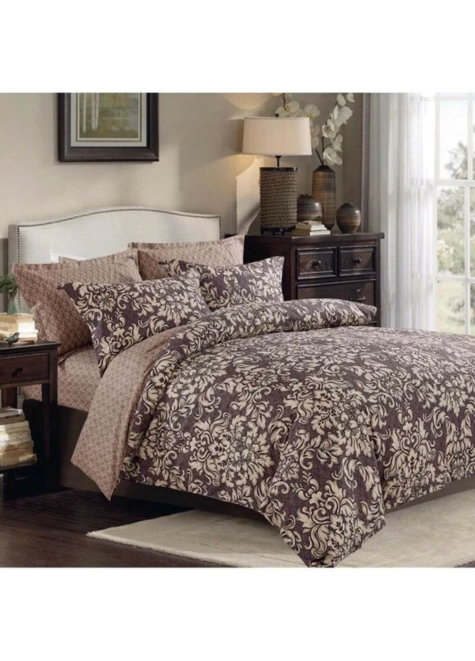 Постельное белье полуторное Ранфорс 17114-1-5 210х143 см Viluta (336328606)