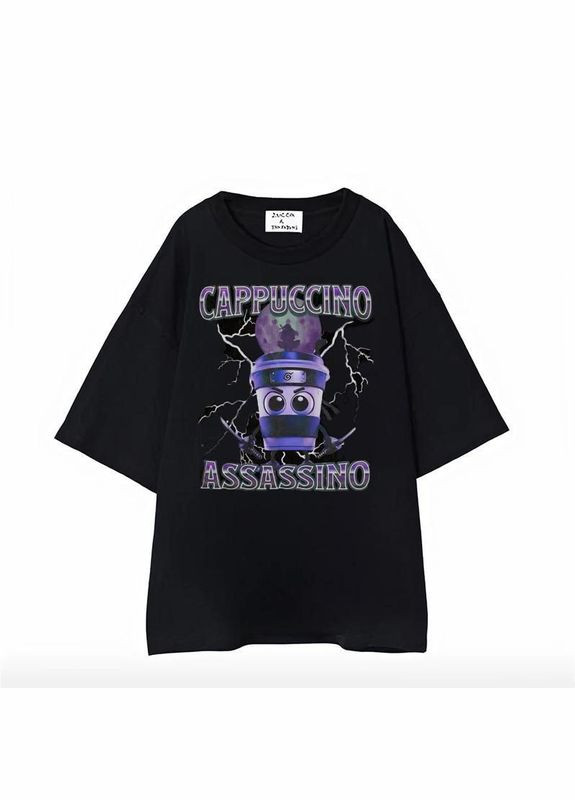 Жіноча футболка з трендовим принтом, кулір No Brand Р1347-717/1 - (339102979)