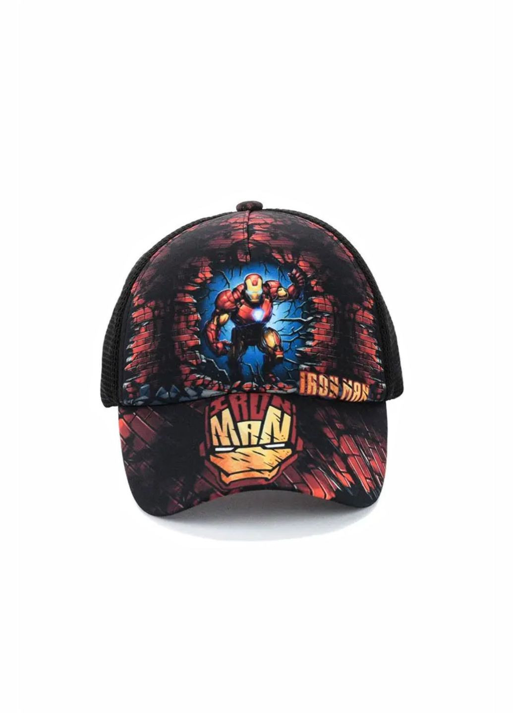 Кепка детская с сеткой Железный Человек / Iron Man No Brand дитяча кепка (279381217)