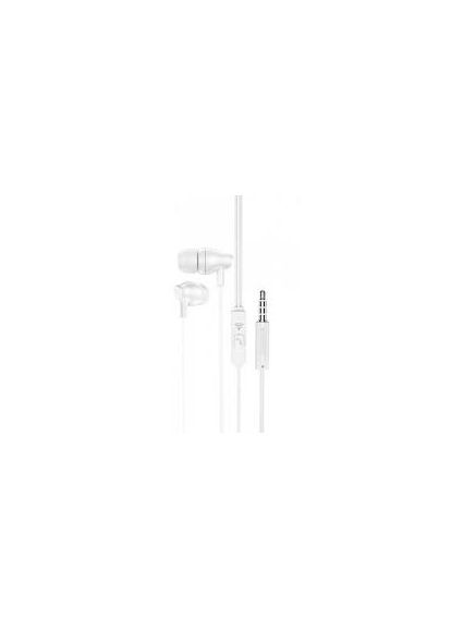 Наушники с микрофоном BM61 Wanderer universal earphones with mic White Borofone (301470967)