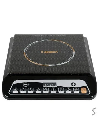 Плита індукційна склокерам.поверхня 2000W 28.5*35см (8 темп.реж,7 програм) Новинка! No Brand (382754833)