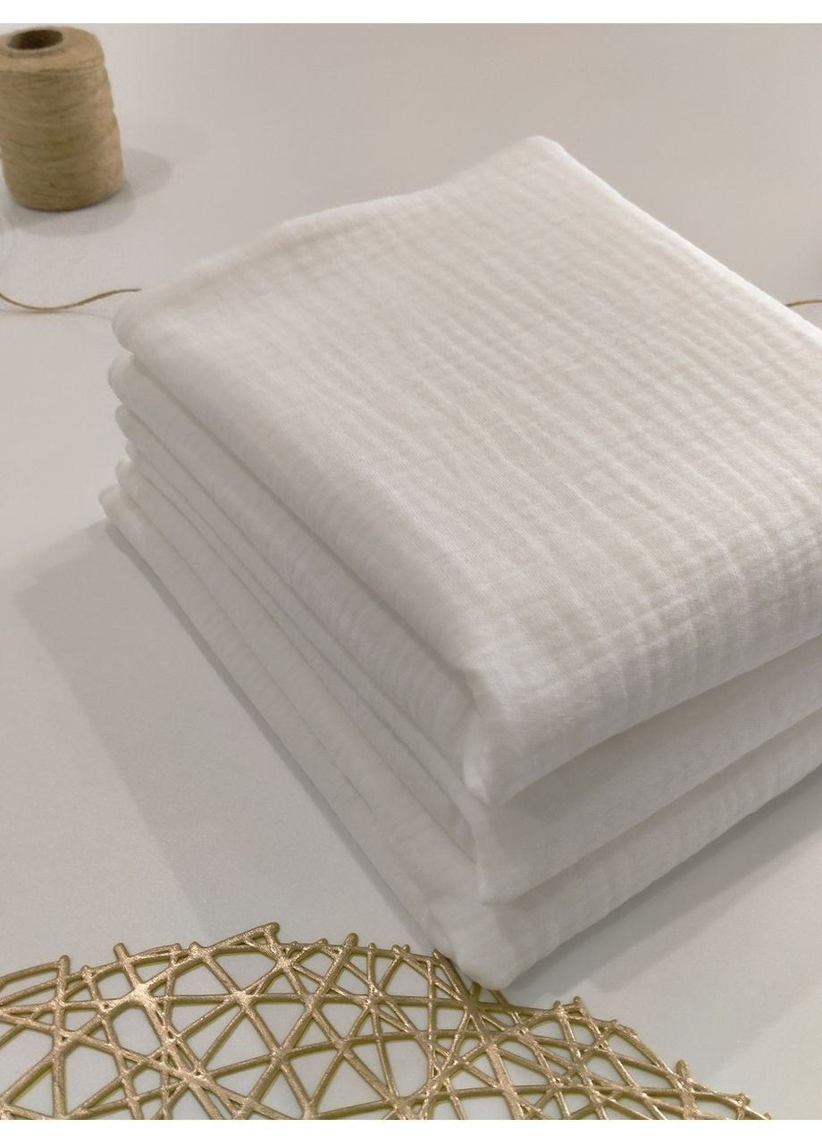 Муслиновые непромокаемые пеленки на трикотажной мембране, размер 41*58 No Brand (370370072)