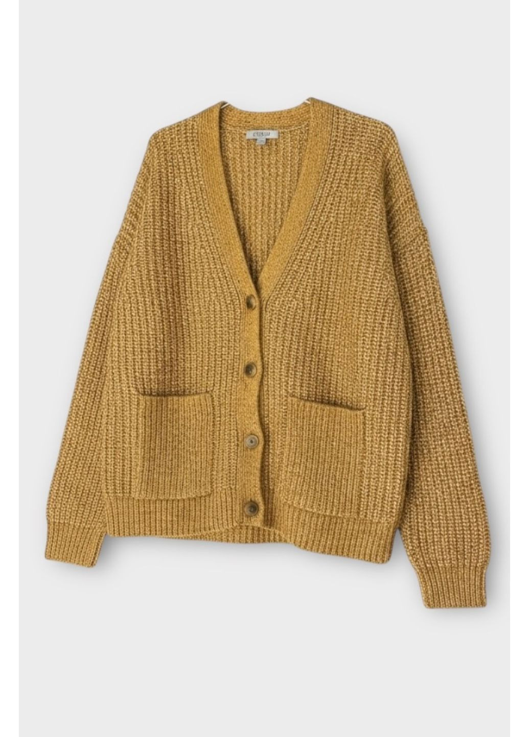 Горчичный демисезонный кардиган J.Crew