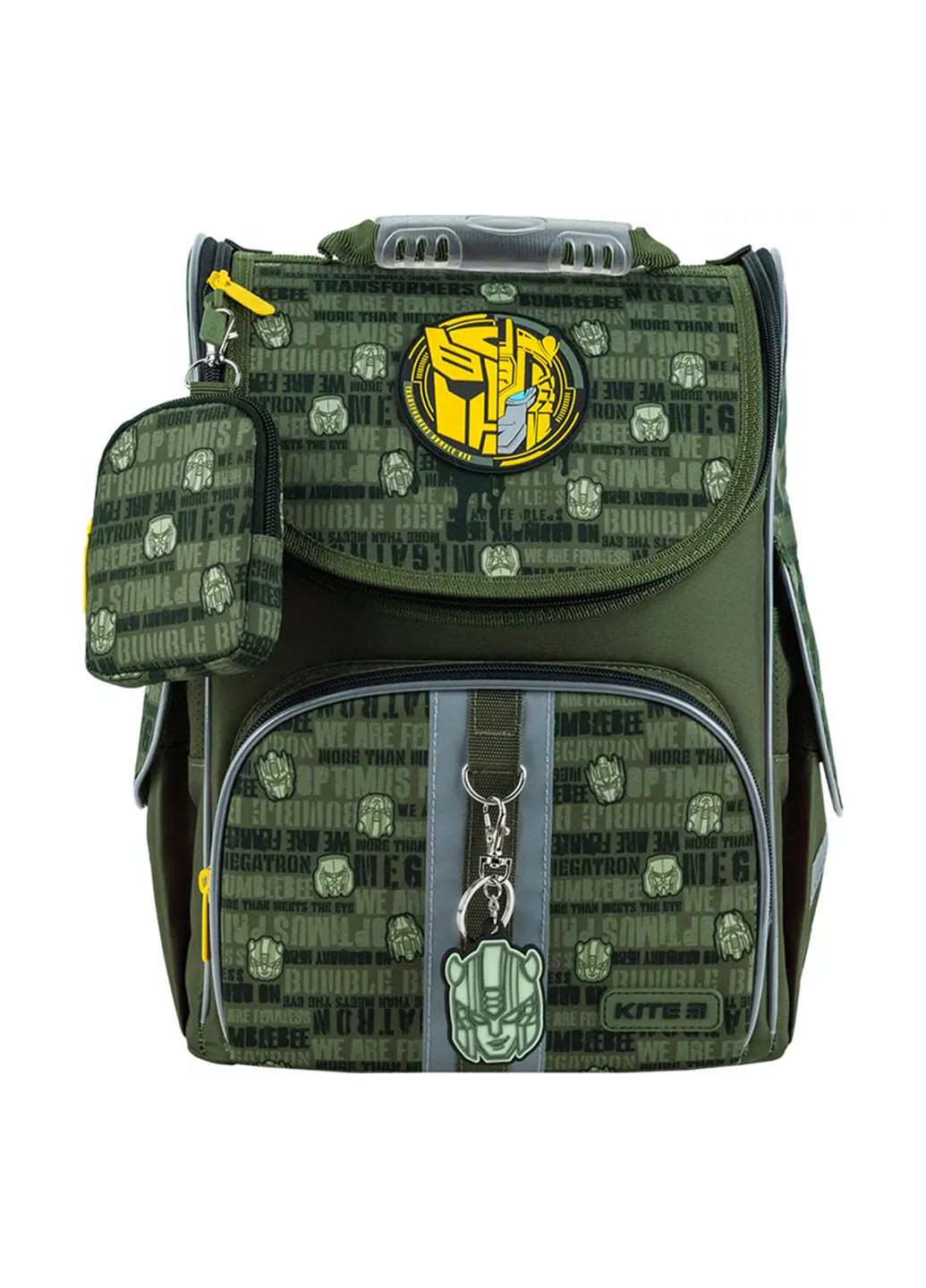 Набір шкільний рюкзак + пенал + сумка для взуття колір хакі ЦБ-00254159 Kite (296189083)