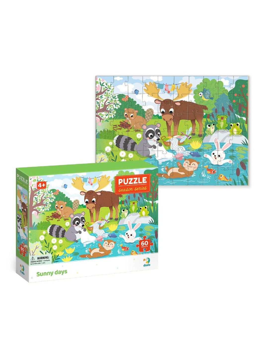 Пазл Сонячні дні 60 дет Dodo (302449490)