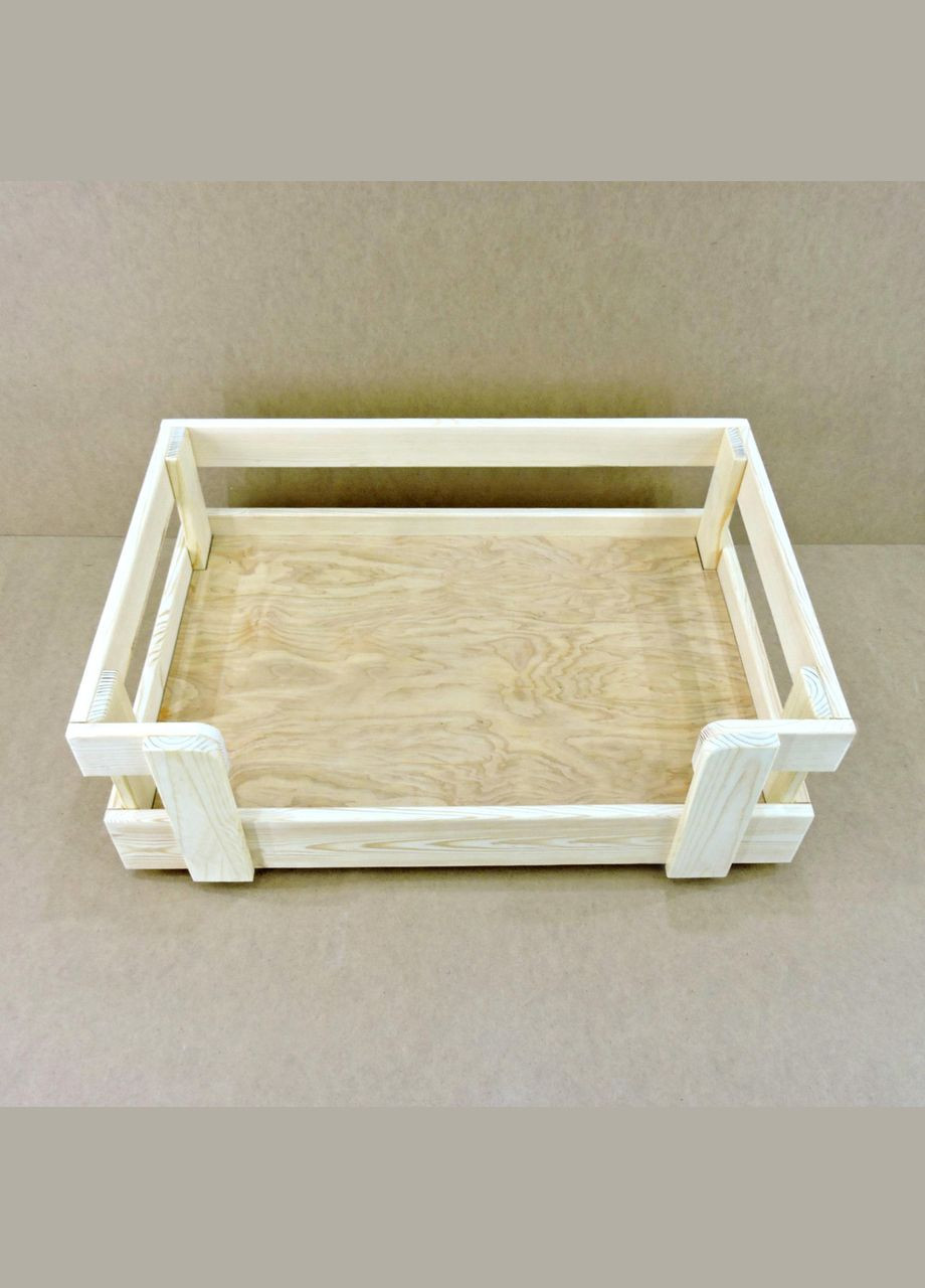 Лежак деревянный для собаки из дерева Бонелли 80х50 бланже (ЛЖК-0007201) No Brand (328450263)