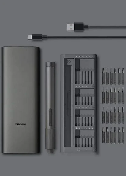 Аккумуляторная отвертка (электроотвертка) Screwdriver 24 в 1 Xiaomi MiJia Electric (324102807)
