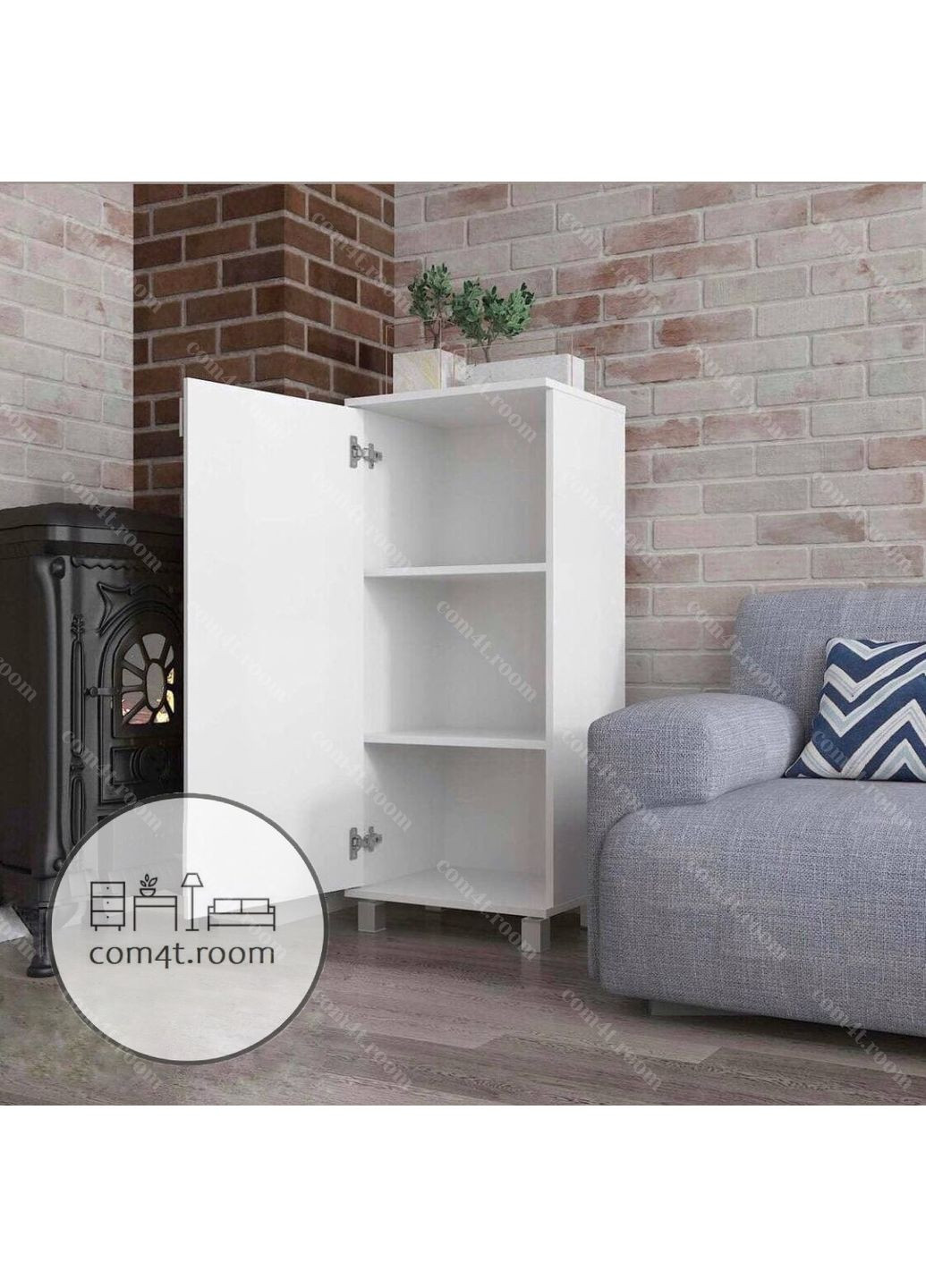 Тумба с дверцей, комод МR-2418 No Brand (371909906)