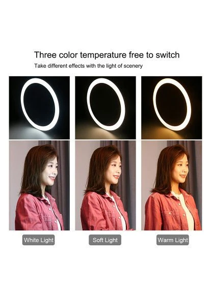 Набор блогера Ring USB LED лампа 10.2"+ настольное крепление 140см (PKT3039) Puluz (397878347)