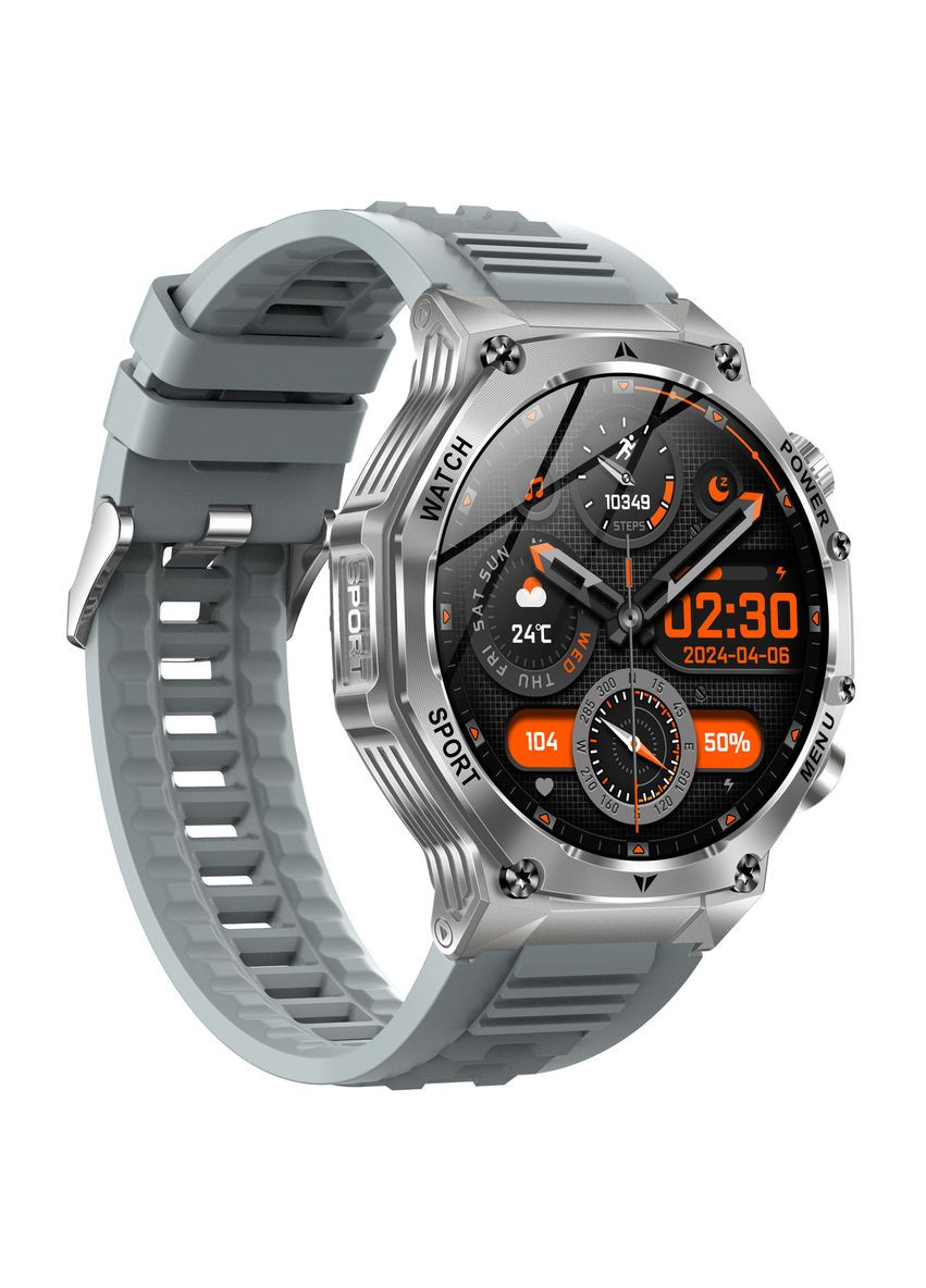 Smart Surf X Pro Silver Grey, 2 ремінці UWatch (346528975)