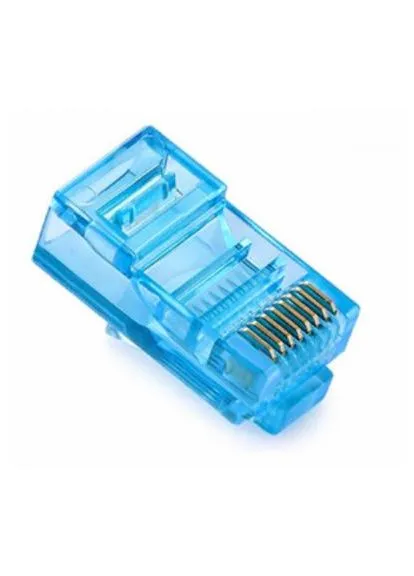 Оригинал! Коннектор RJ45 cat.5e UTP 8P8C Blue 100 шт (05355) Merlion RJ45 cat.5e UTP 8P8C Blue 100 шт (400169062)