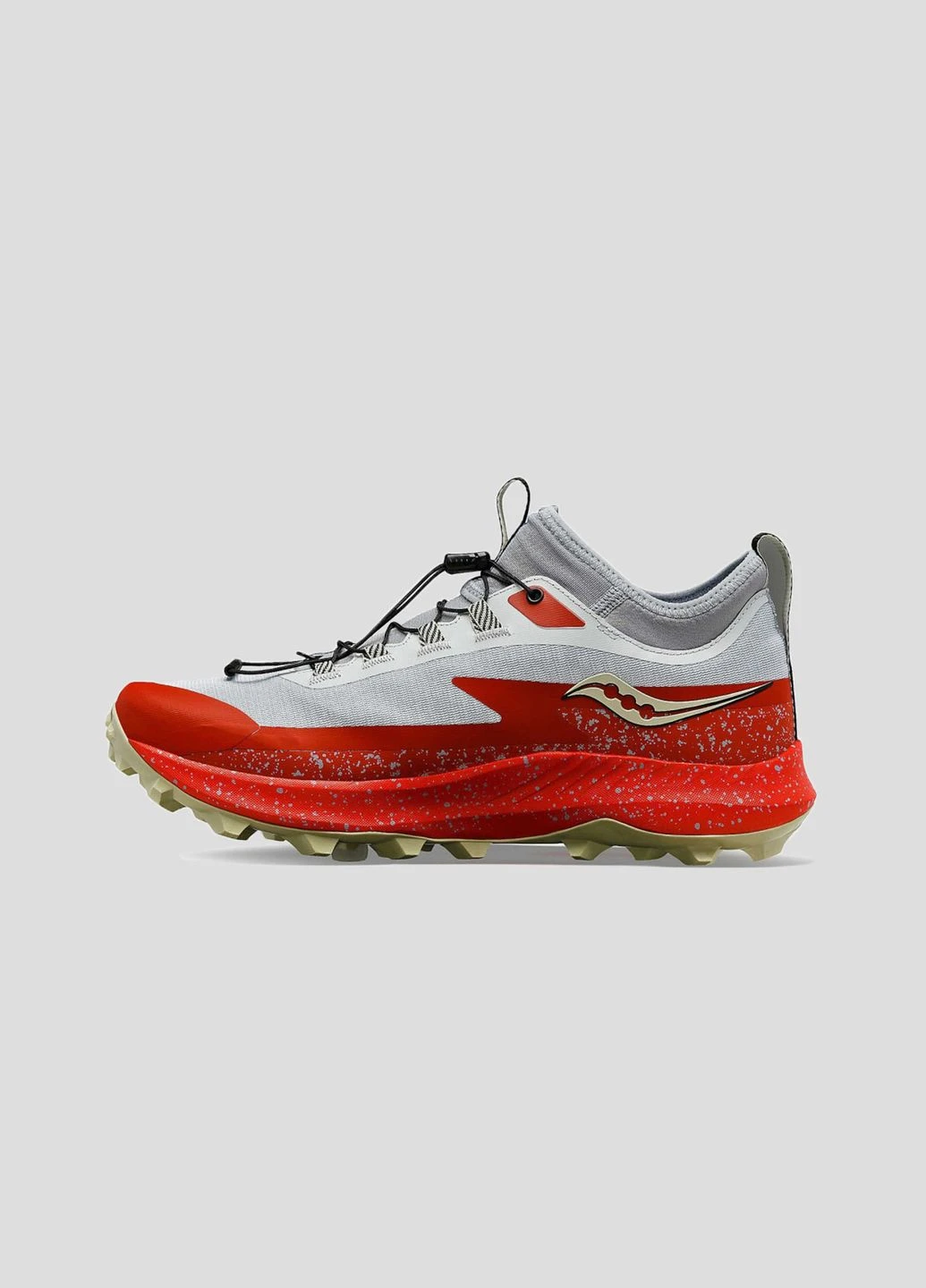 Серые всесезонные серые кроссовки для бега peregrine 13 st Saucony
