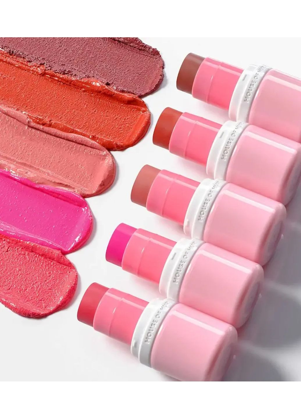 Кремові рум'яна Every Cheek Blush в стику полунично-червоний 01 Cherry Jam 6.5 г House of HUR (356675633)