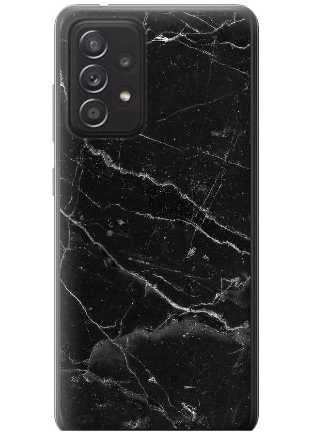 Силіконовий чохол 'Чорний мармур v2' для Endorphone Samsung Galaxy A52s 5G A528B (317205493)