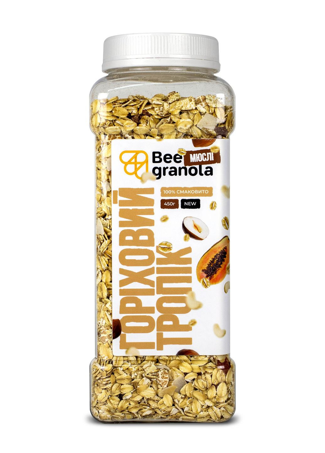 Мюсли ореховый тропик 450г Bee Granola, Украина