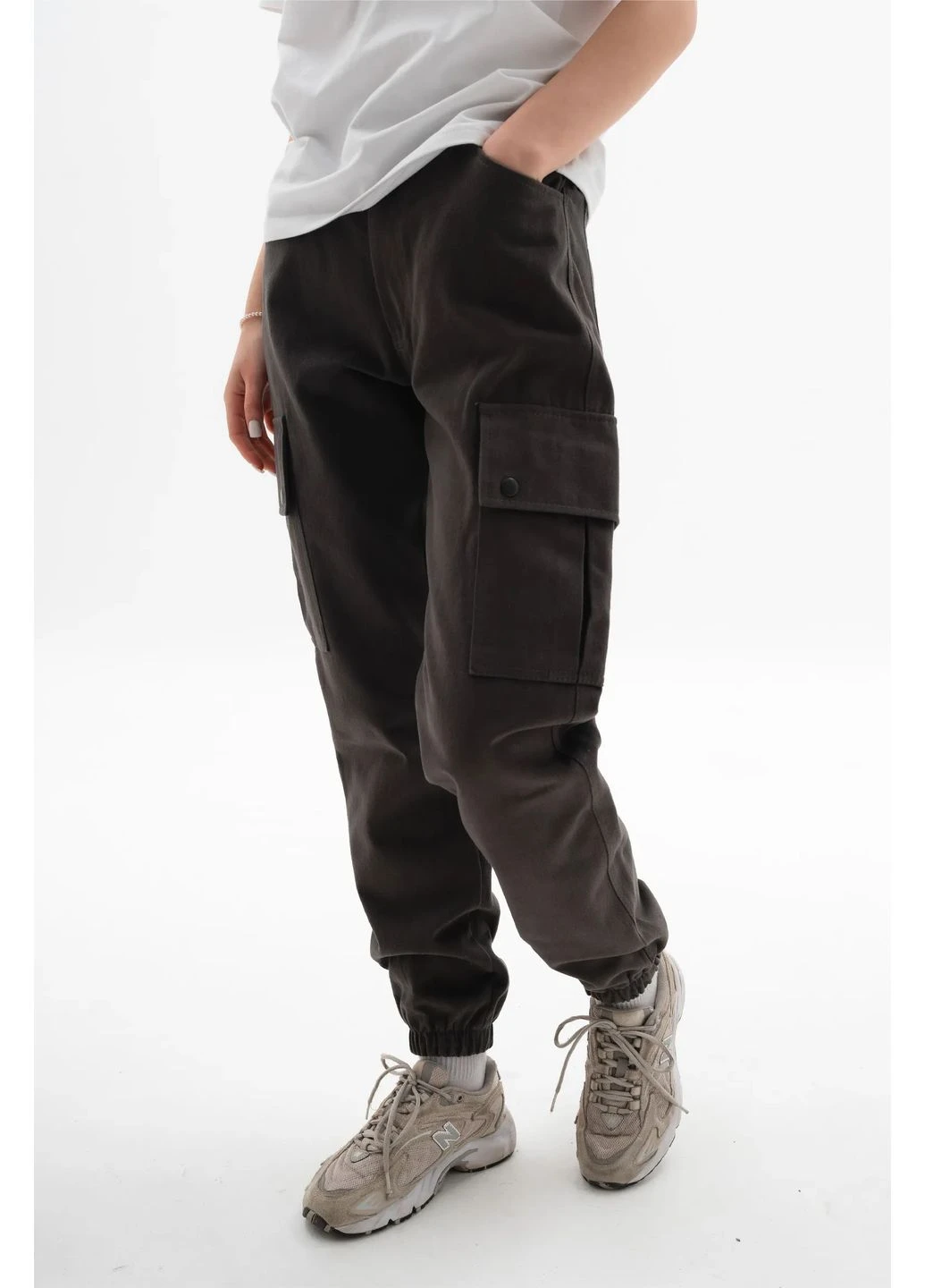 Штаны карго женские Brown v.1 Taboo clothing company (385742052)