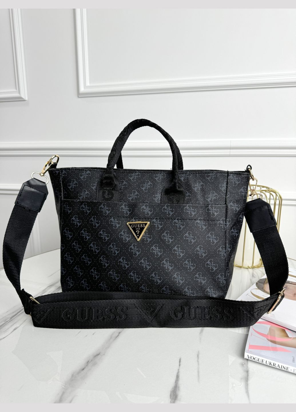 Гесс Medium сумка шопер (черный цвет) No Brand (322375666)