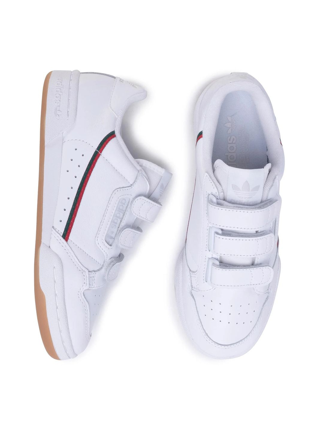 Белые демисезонные кроссовки adidas Continental 80 Strap EE5359