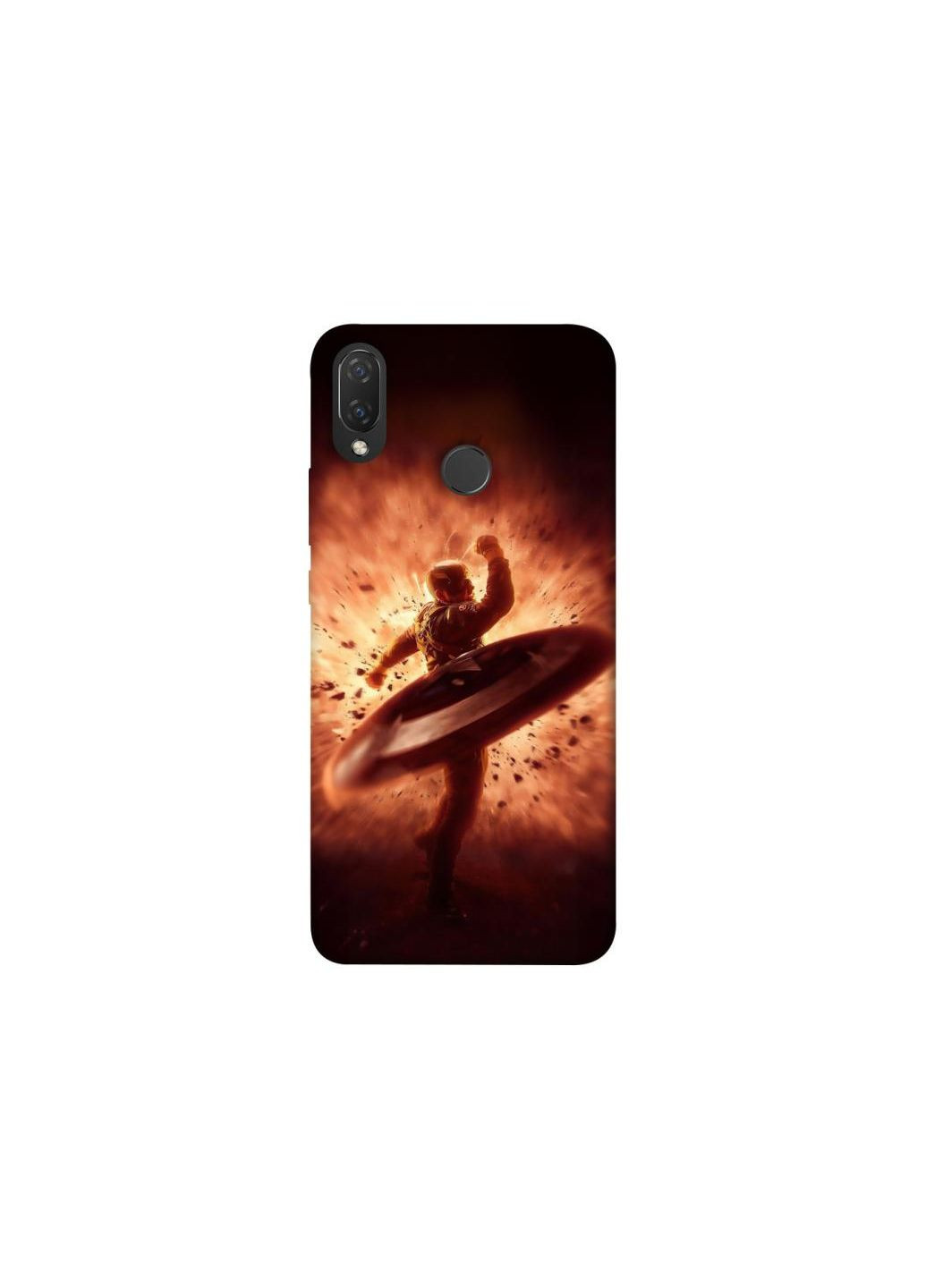 Чехол на Huawei P Smart+ (nova 3i) Captain America throw Frontalka (353360315)