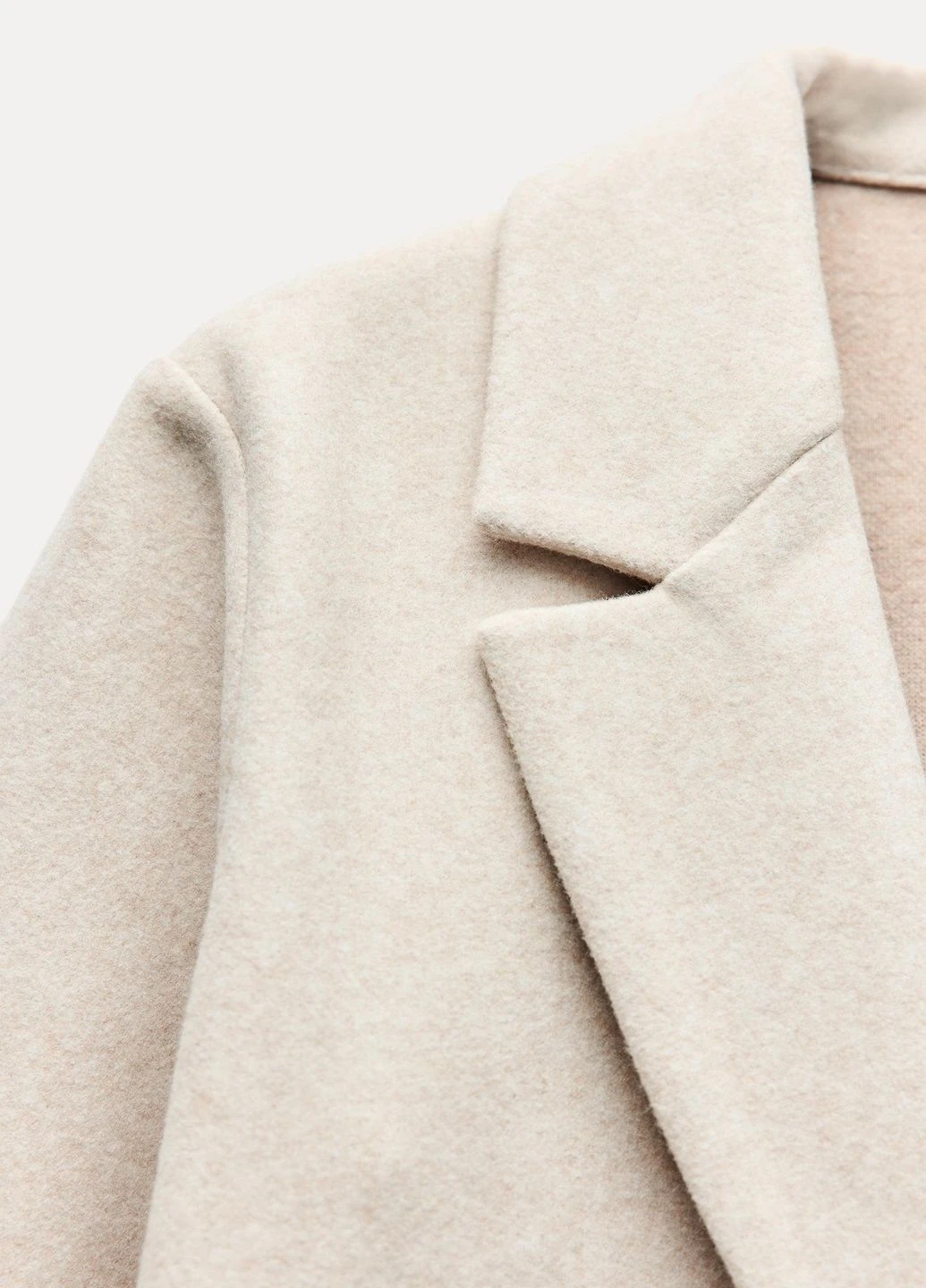 Бежеве демісезонне Пальто Zara