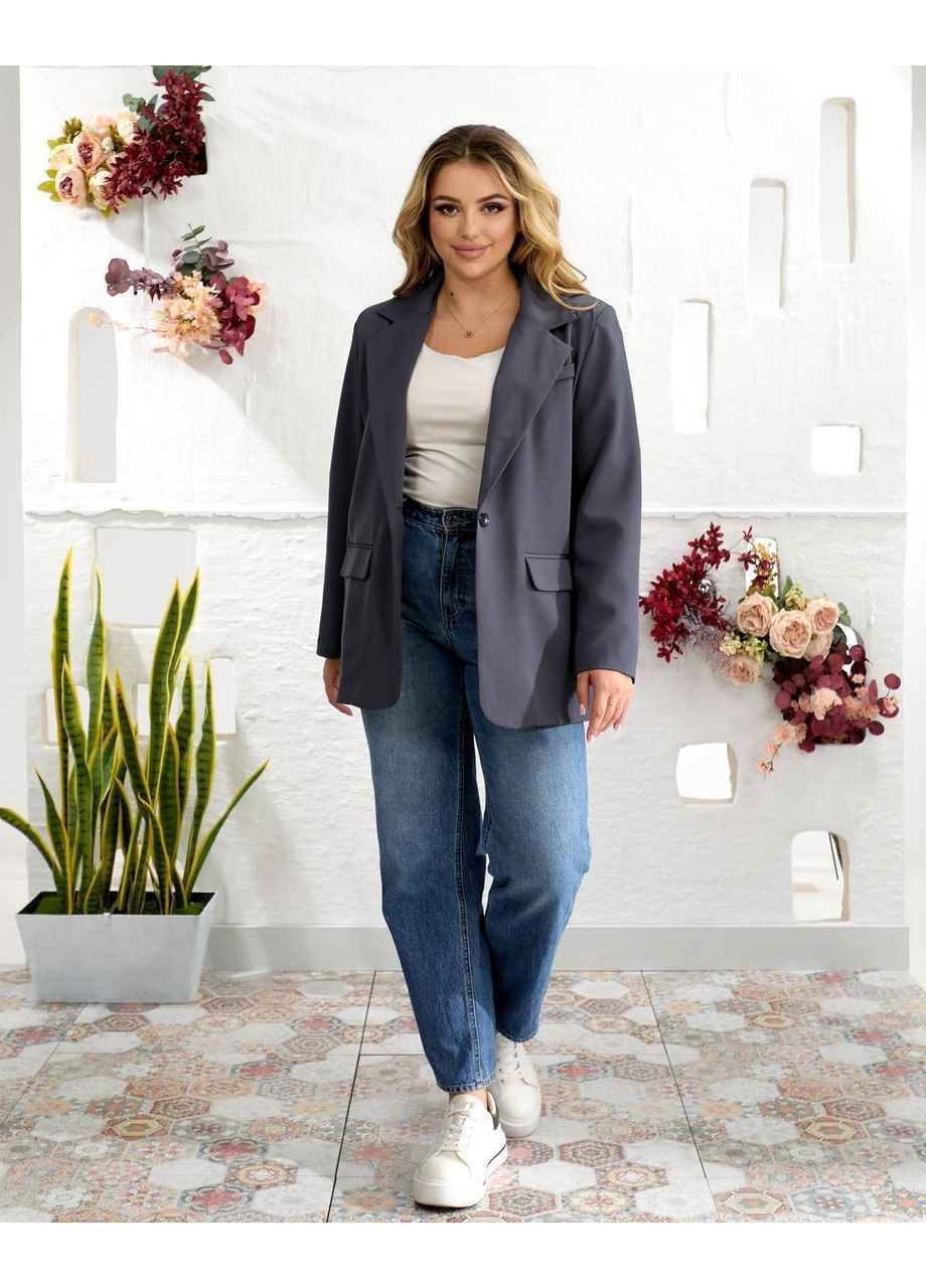 Піджак 826 жакет костюмка,+ підкладка,класичний,з підплічниками Україна (370509651)