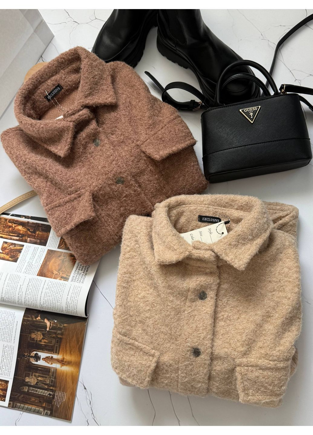 Бежевая рубашка Україна